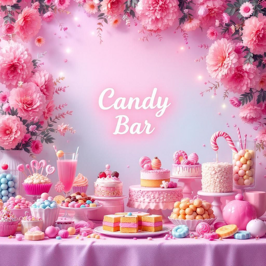 Candy Bar Tischdekoration Acrylschild