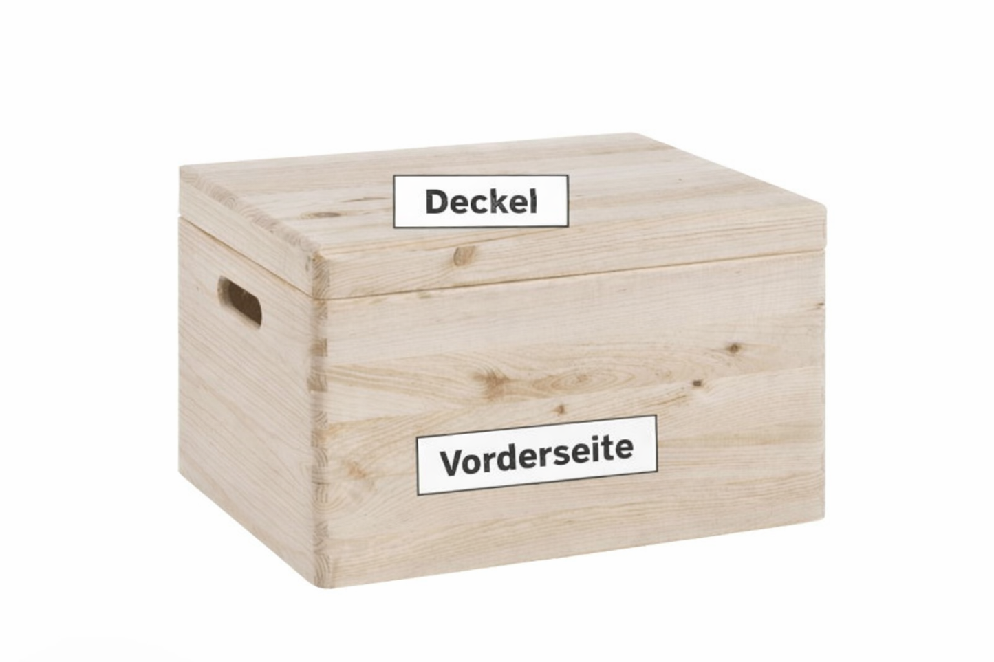 Wooden wedding keepsake box – hand-painted &amp; personalized (without engraving)